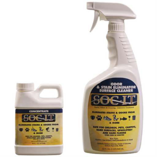 16oz SOC-IT ™ Concentrate (as low as $3.62/qt) and 32oz SOC-IT ™ Spray - Free Shipping!